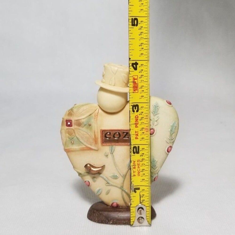 Vintage Enesco Take Heart by Karen Hahn Figures "Giggle" "Cozy" "Laugh" 2007 - Picture 8 of 12
